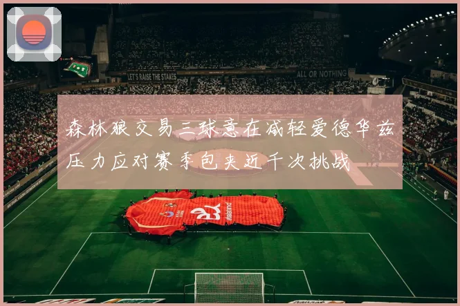 森林狼交易三球意在减轻爱德华兹压力应对赛季包夹近千次挑战